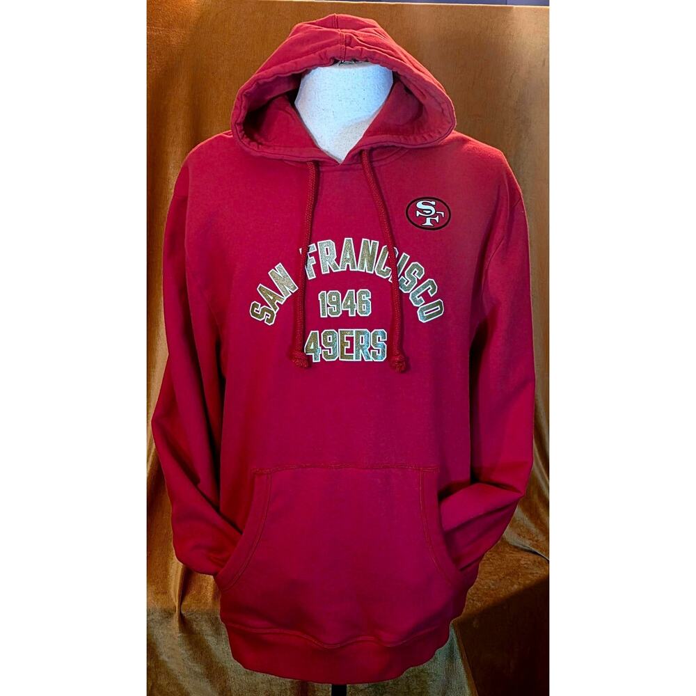 Men's XXL NFL Mitchell & Ness San Francisco 49ers Pullover Hoodie – Scarlet Red